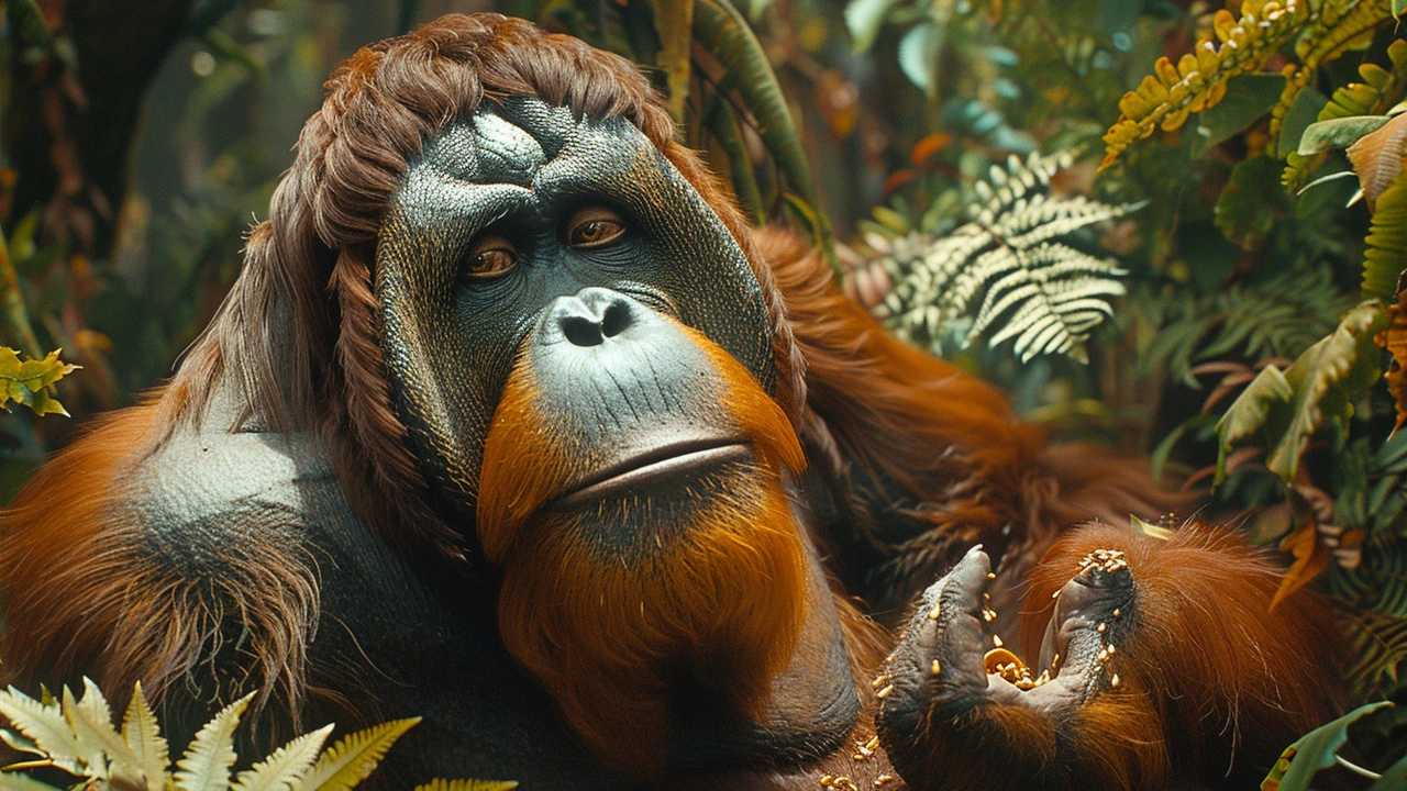 Revolutionary Discovery: Sumatran Orangutan Self-Medicates, Demonstrating Human-Like Behavior